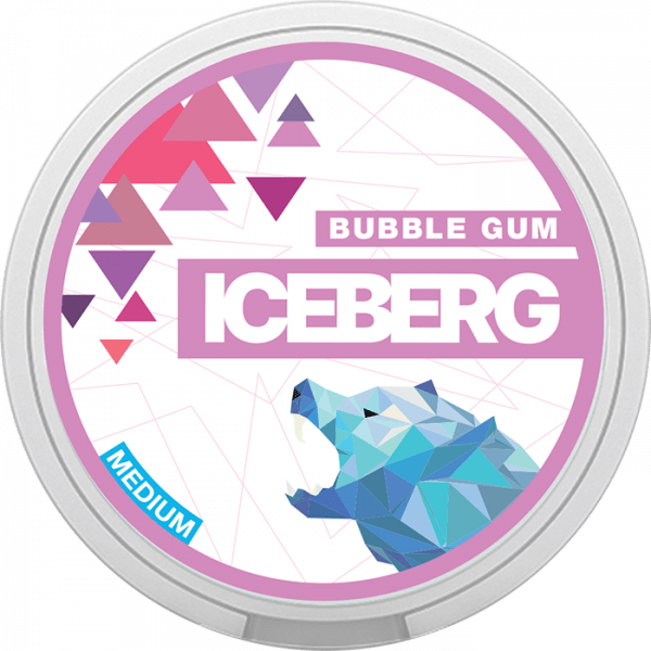 Iceberg Bubble Gum Medium - pouchesforyou
