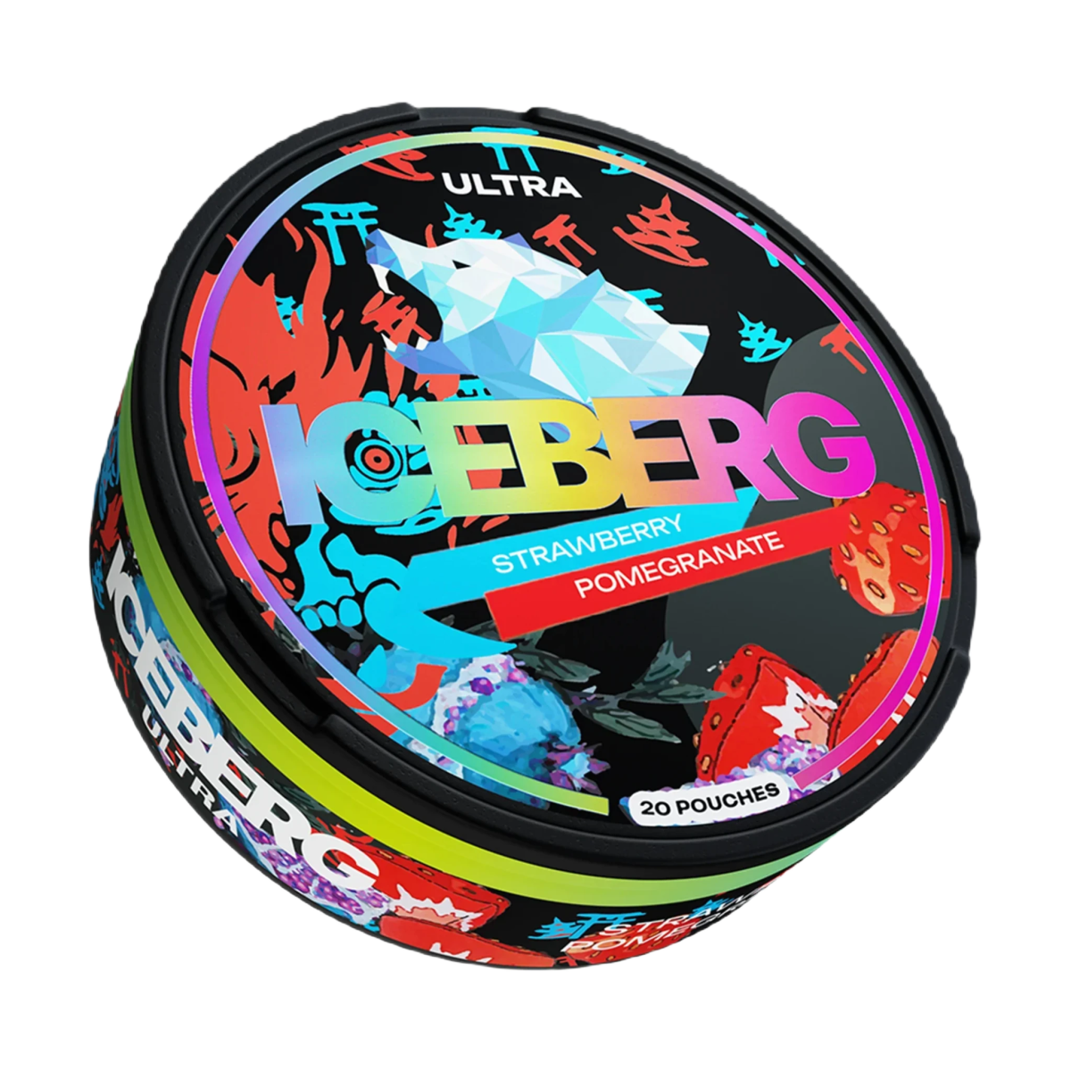 Iceberg Strawberry Pomegranate Extreme - pouchesforyou