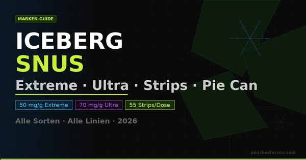 Iceberg Snus kaufen – Extreme, Ultra, Strips & Pie Can 2026