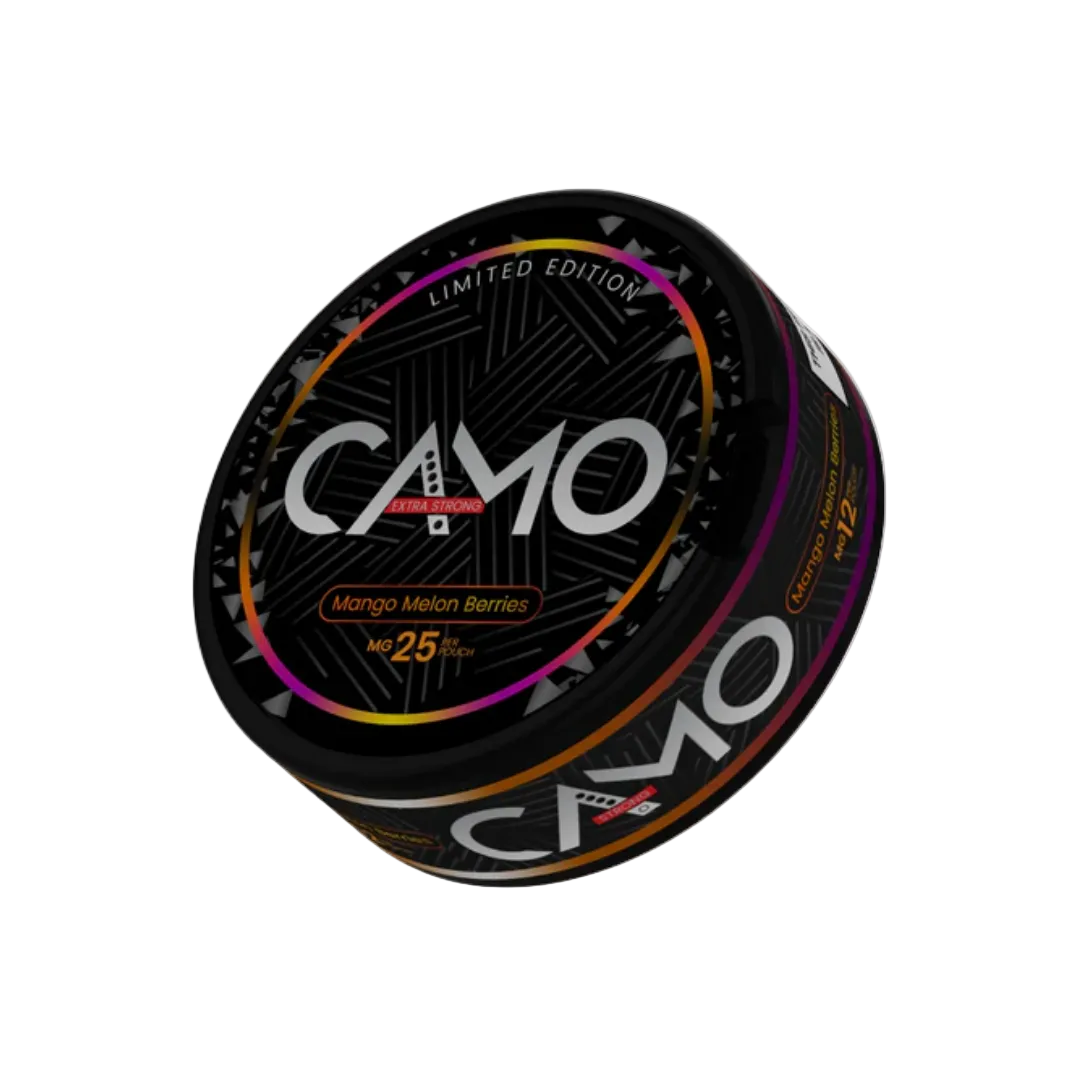 Camo Mango Melon Berries 25mg Snus Dose