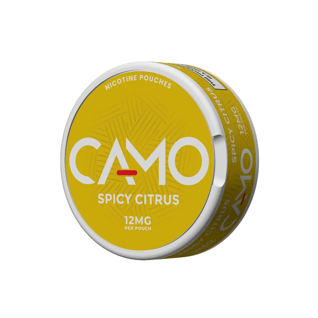 Camo Spicy Citrus Strong 12mg Snus Dose