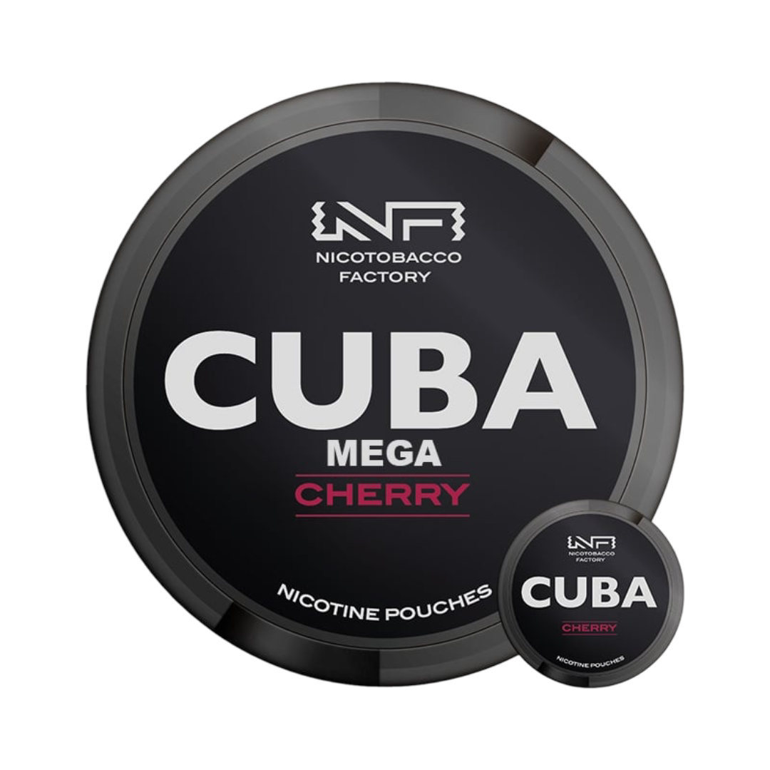 Cuba Black Cherry Mega Can – Nikotinbeutel kaufen bei pouchesforyou