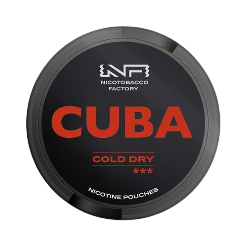 Cuba Black Cold Dry – Nikotinbeutel kaufen bei pouchesforyou