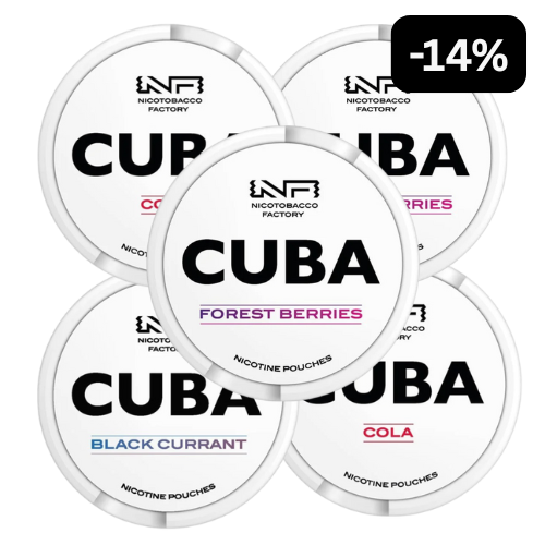 Cuba White Mixpack – Nikotinbeutel kaufen bei pouchesforyou
