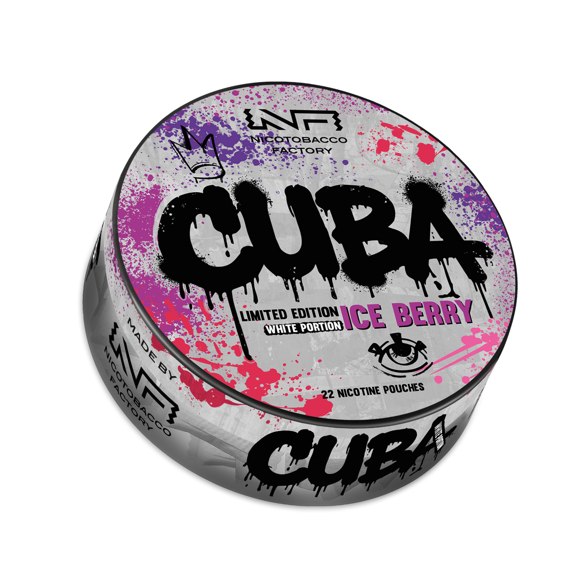 Cuba White Ice Berry Limited Edition 16mg Snus Dose