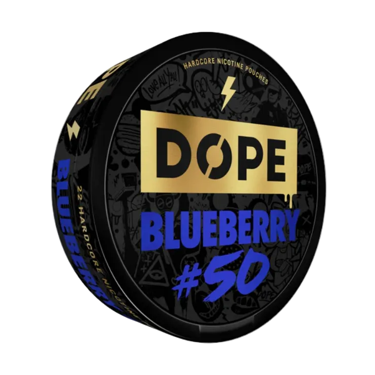 Dope Blueberry Extreme 50mg Snus Dose - Pouchesforyou
