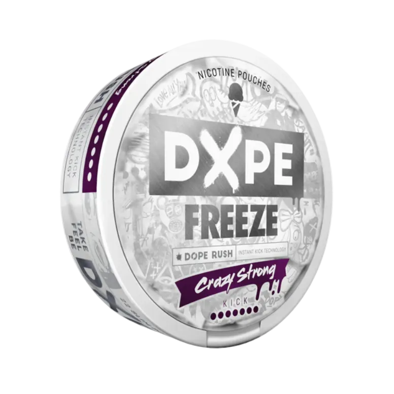 Dope Freeze Crazy Strong Snus Dose - Pouchesforyou