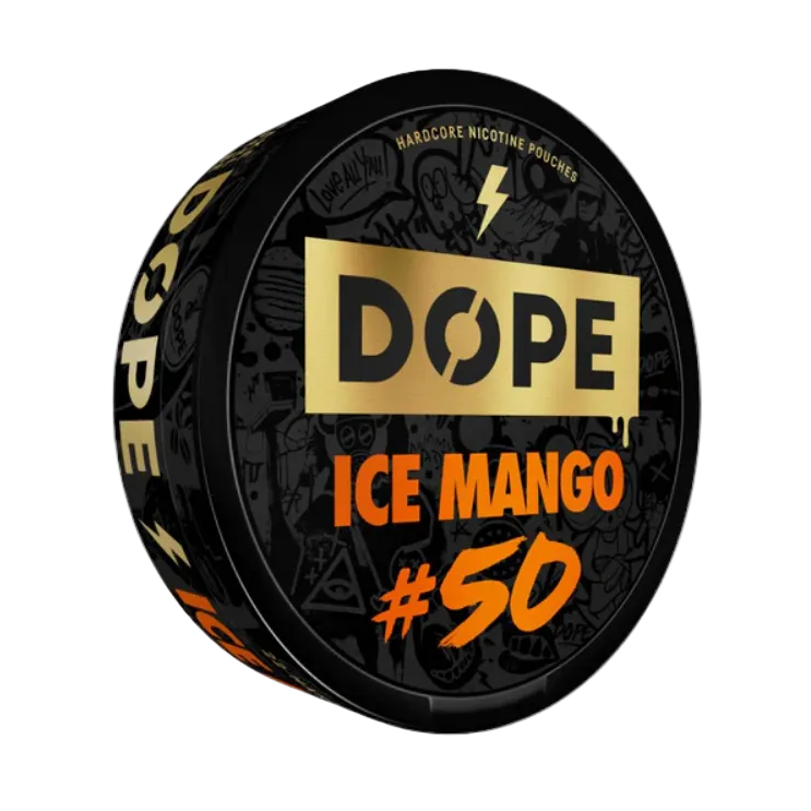 Dope Ice Mango Extreme 50mg Snus Dose - Pouchesforyou