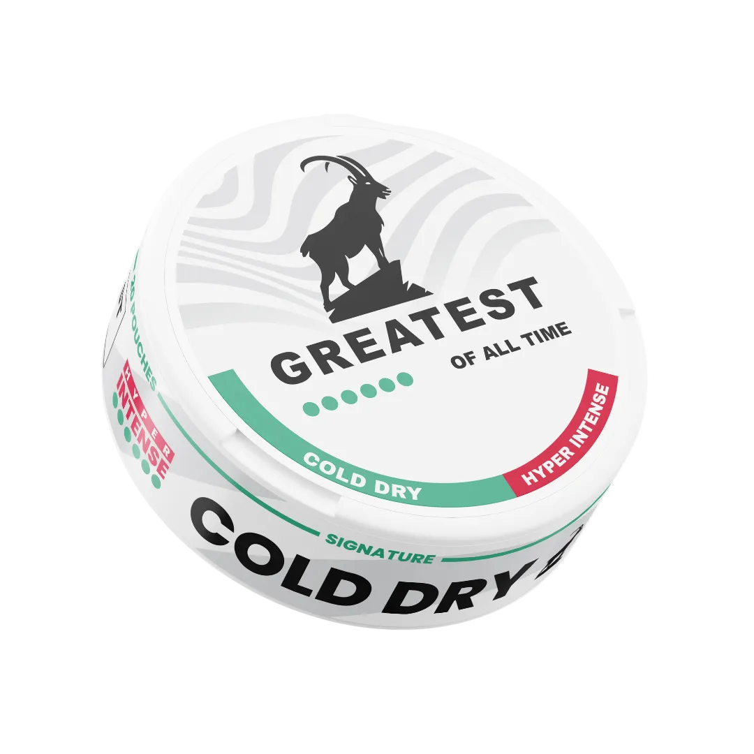 Greatest Cold Dry Hyper Intense 30mg Snus Dose