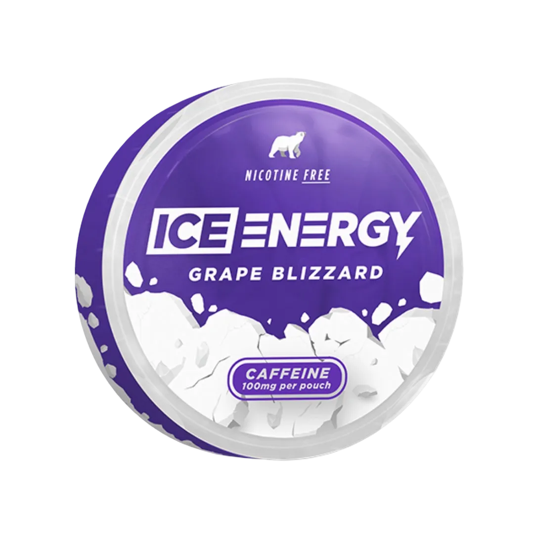 Ice Caffeine Pouch Grape Blizzard 100mg