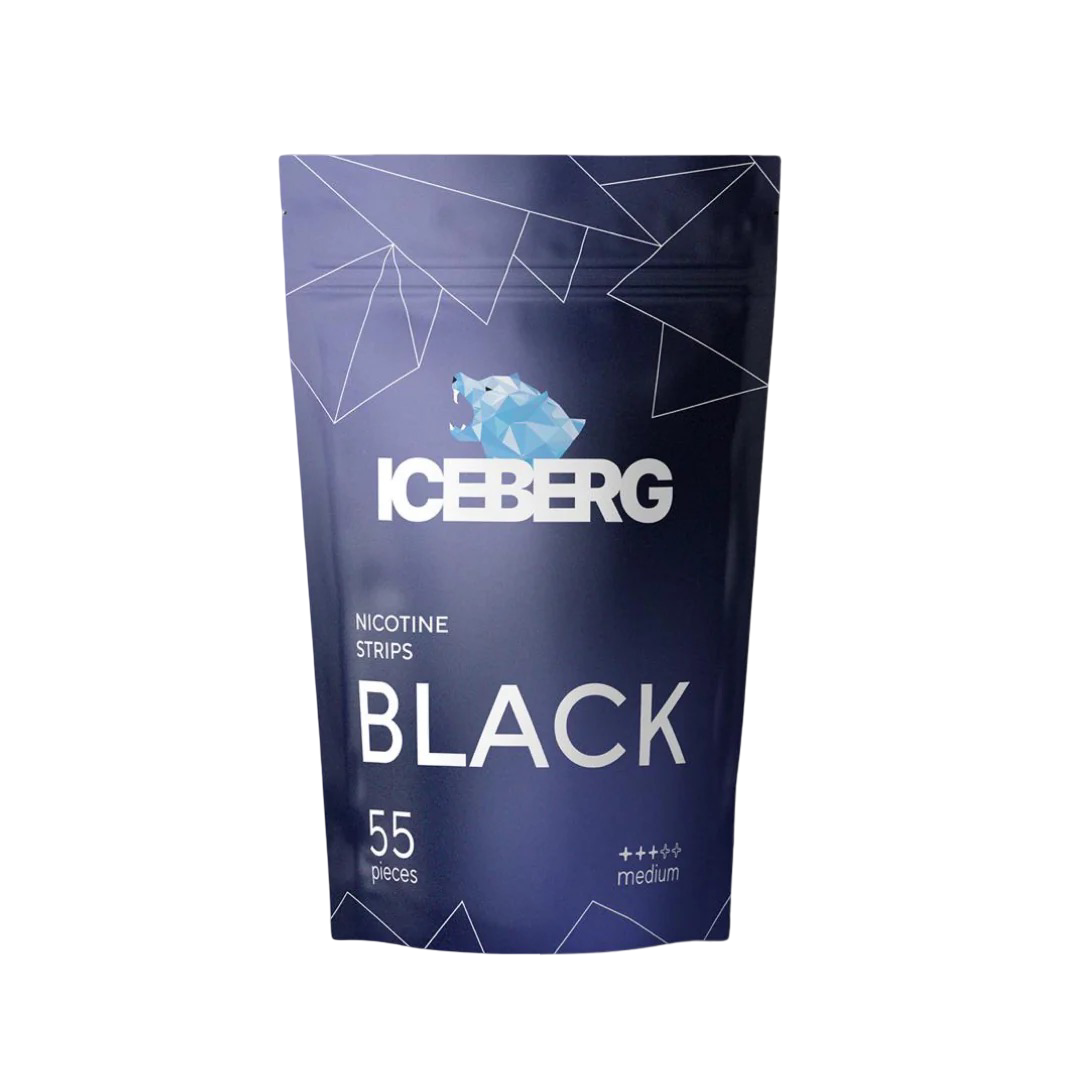 Iceberg Strips Black – Nikotinbeutel kaufen bei pouchesforyou