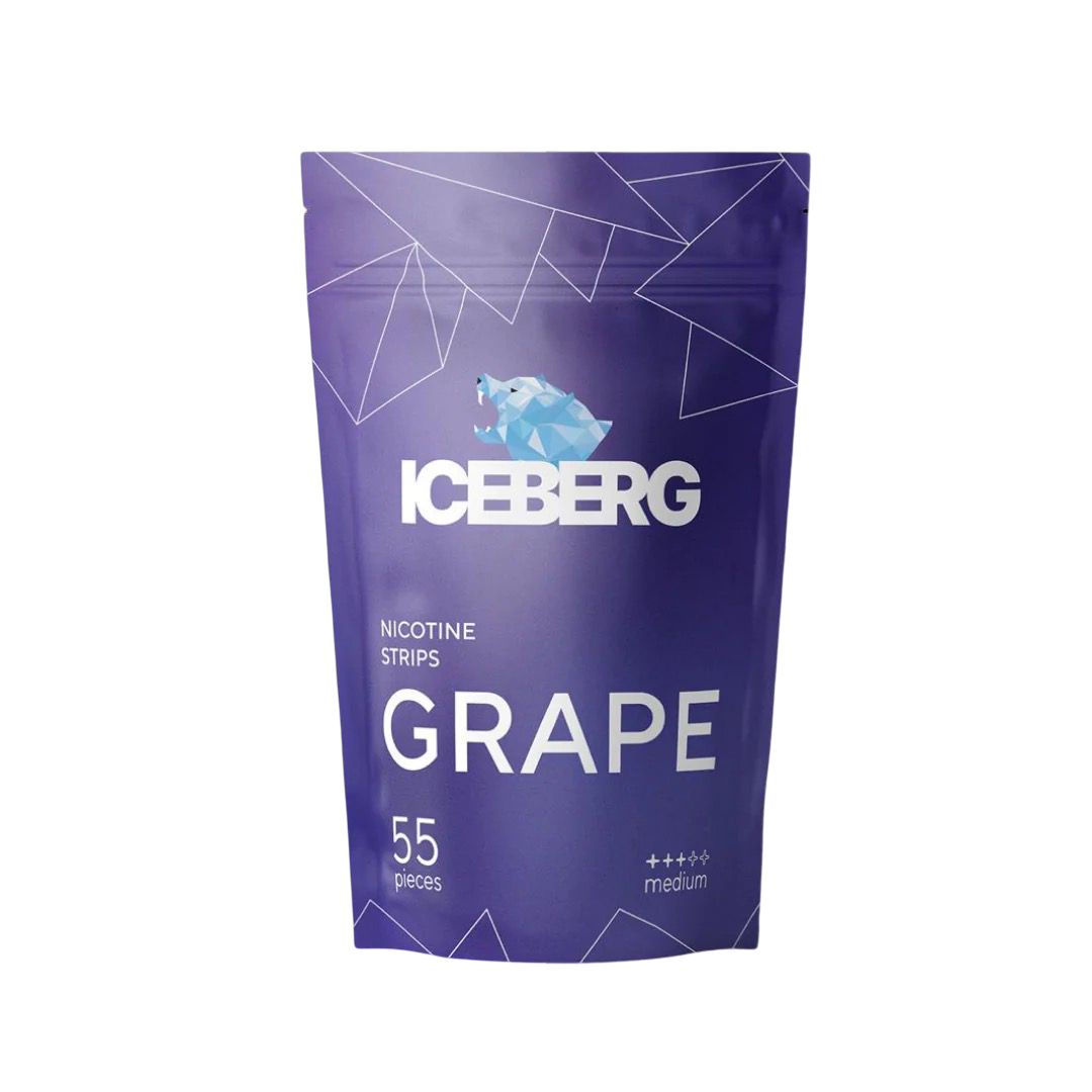 Iceberg Strips Grape – Nikotinbeutel kaufen bei pouchesforyou