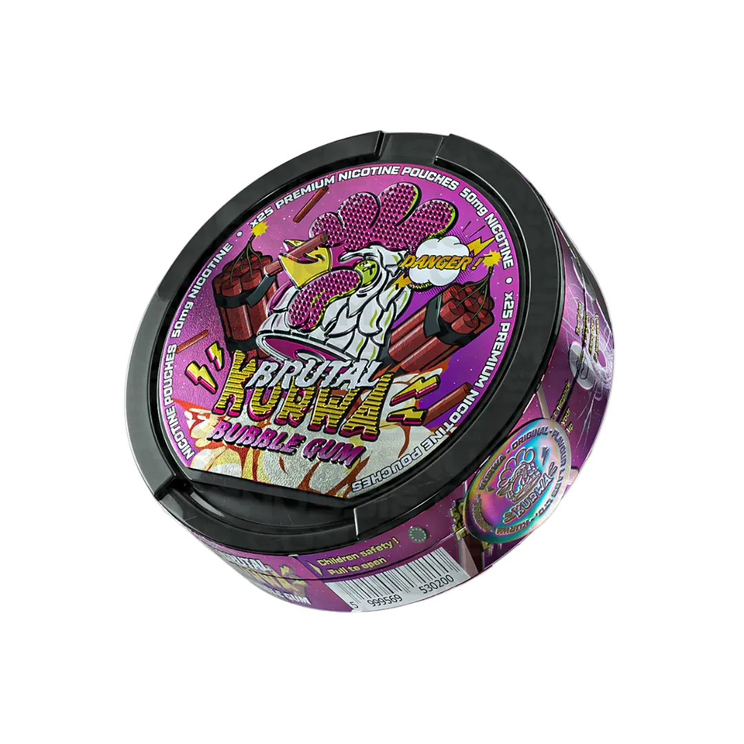 Kurwa Brutal Bubblegum 50mg Snus Dose