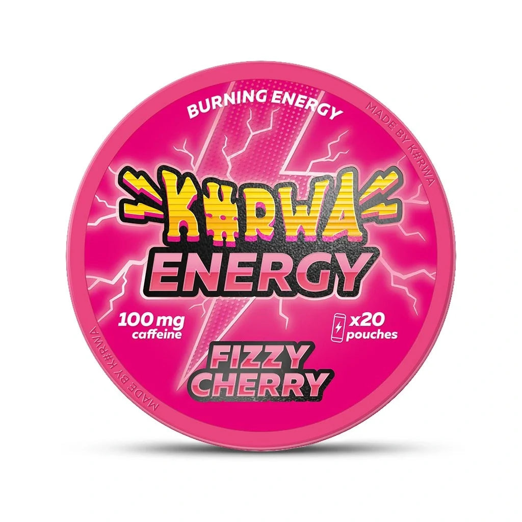 Kurwa Energy Fizzy Cherry.