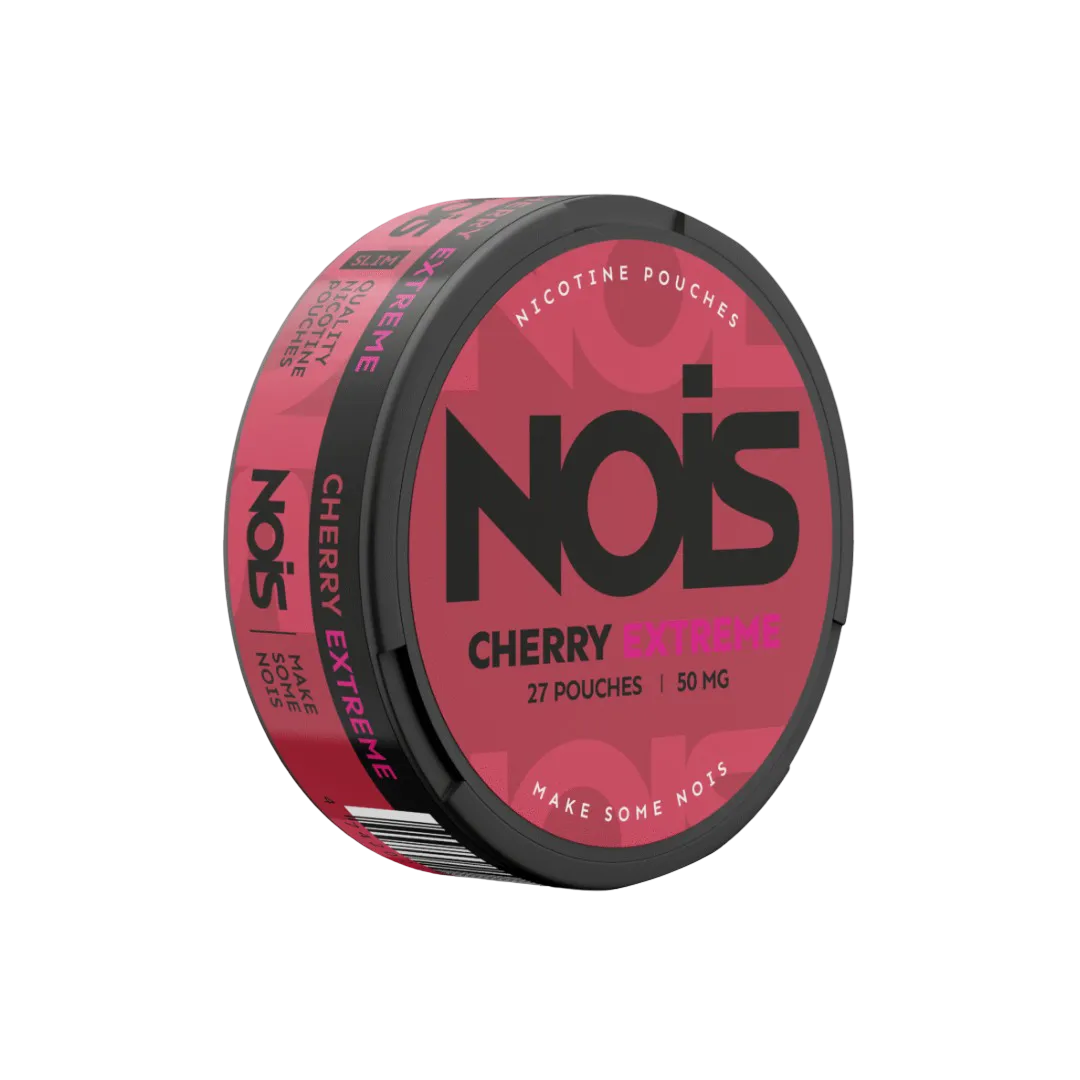 Nois Extreme Cherry 50mg 22 Pouches Snus Dose