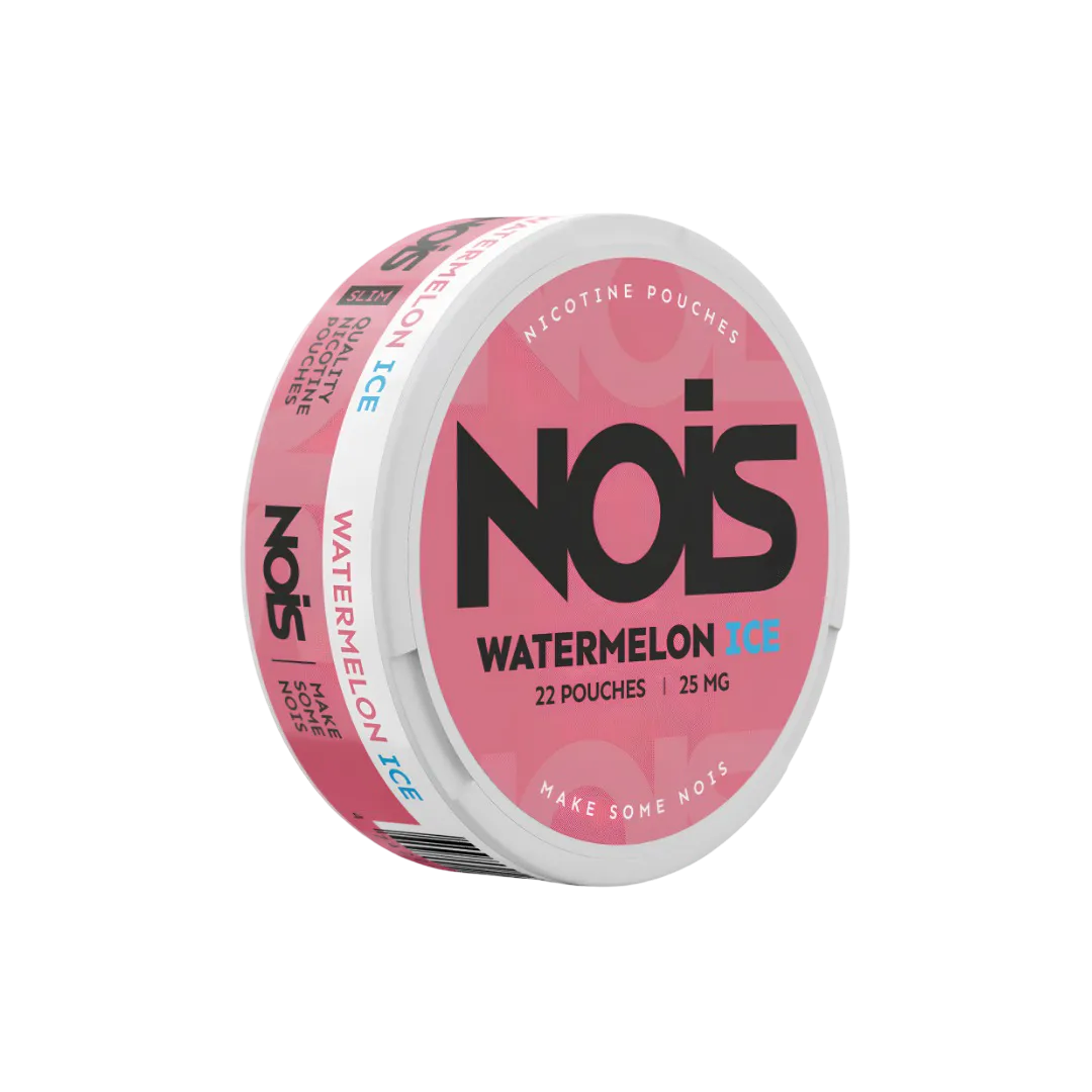 Nois Watermelon 25mg 22 Pouches Snus Dose