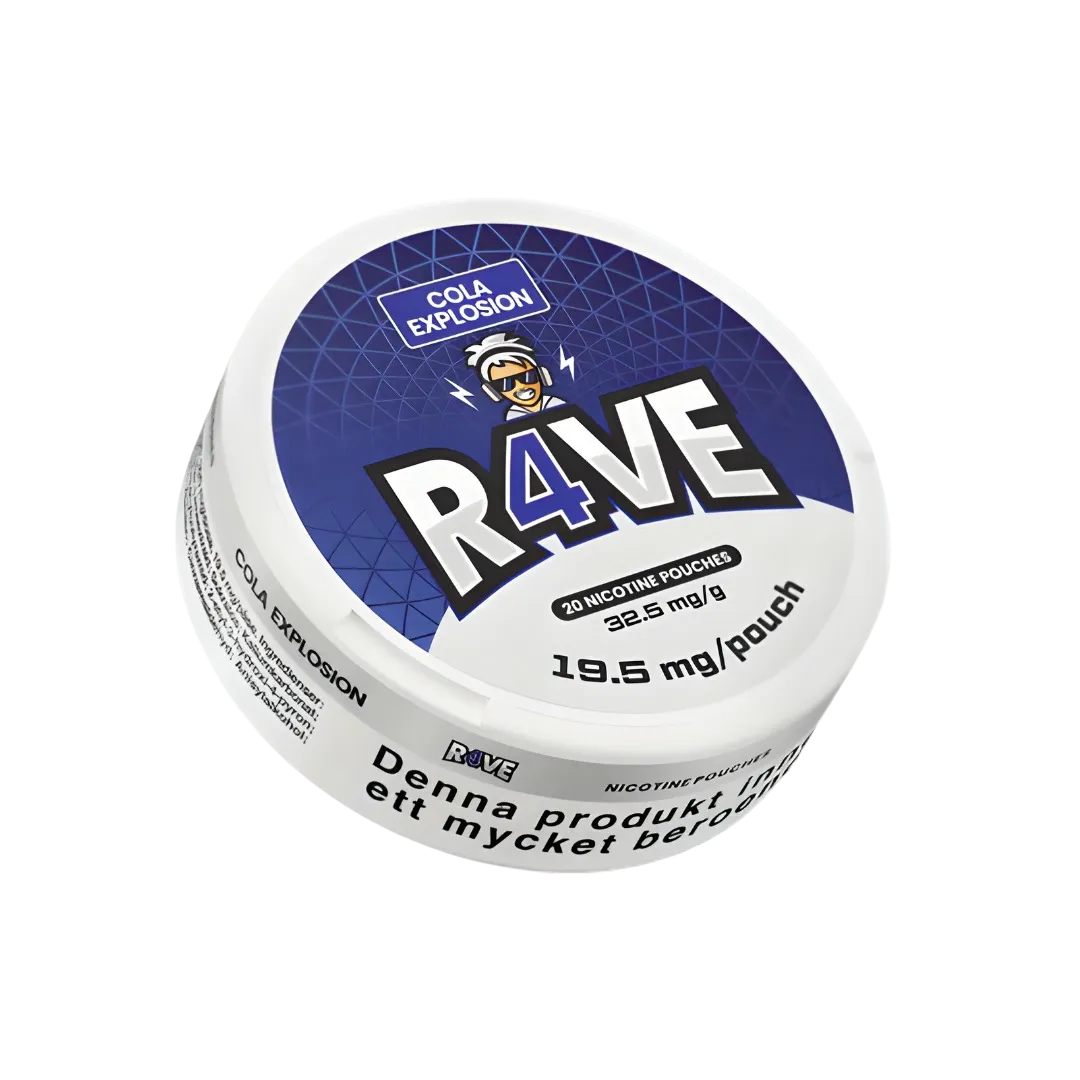 Rave Cola Explosion 32,5mg Snus Dose