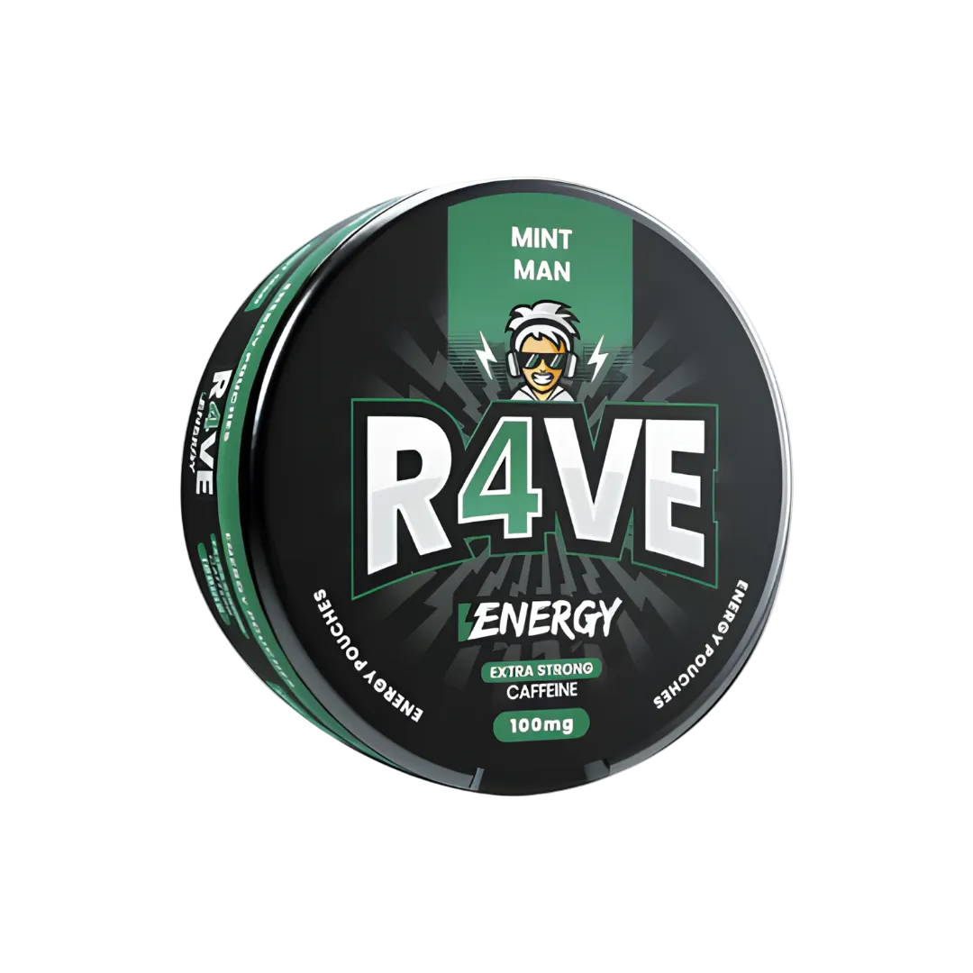 Rave Energy Mint Man 100mg Snus Dose