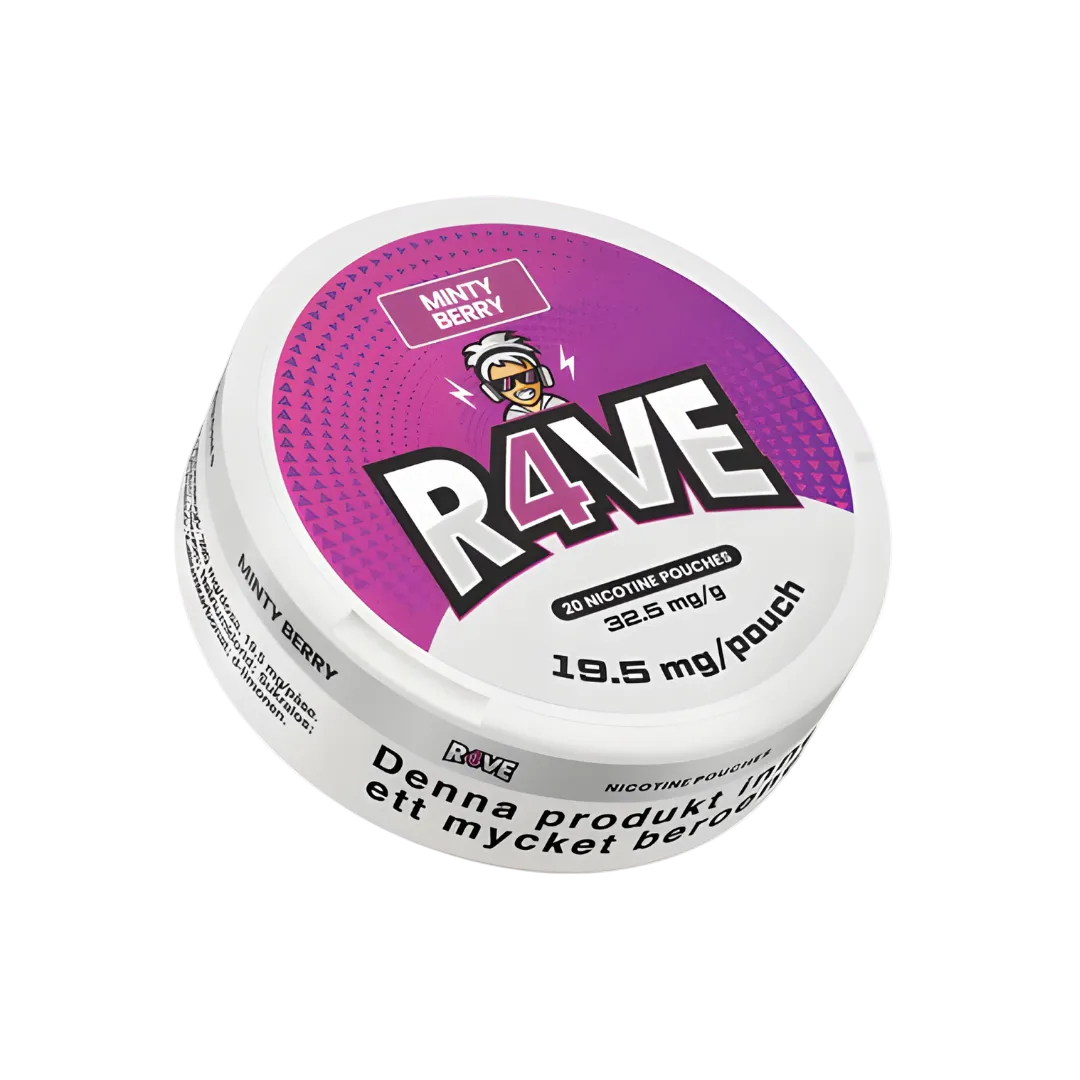 Rave Minty Berry 32,5mg Snus Dose
