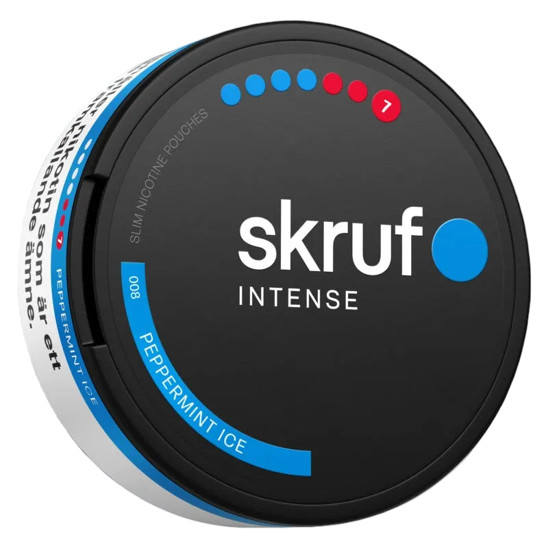 Skruf 7 Extra Intense Peppermint Ice Snus Dose