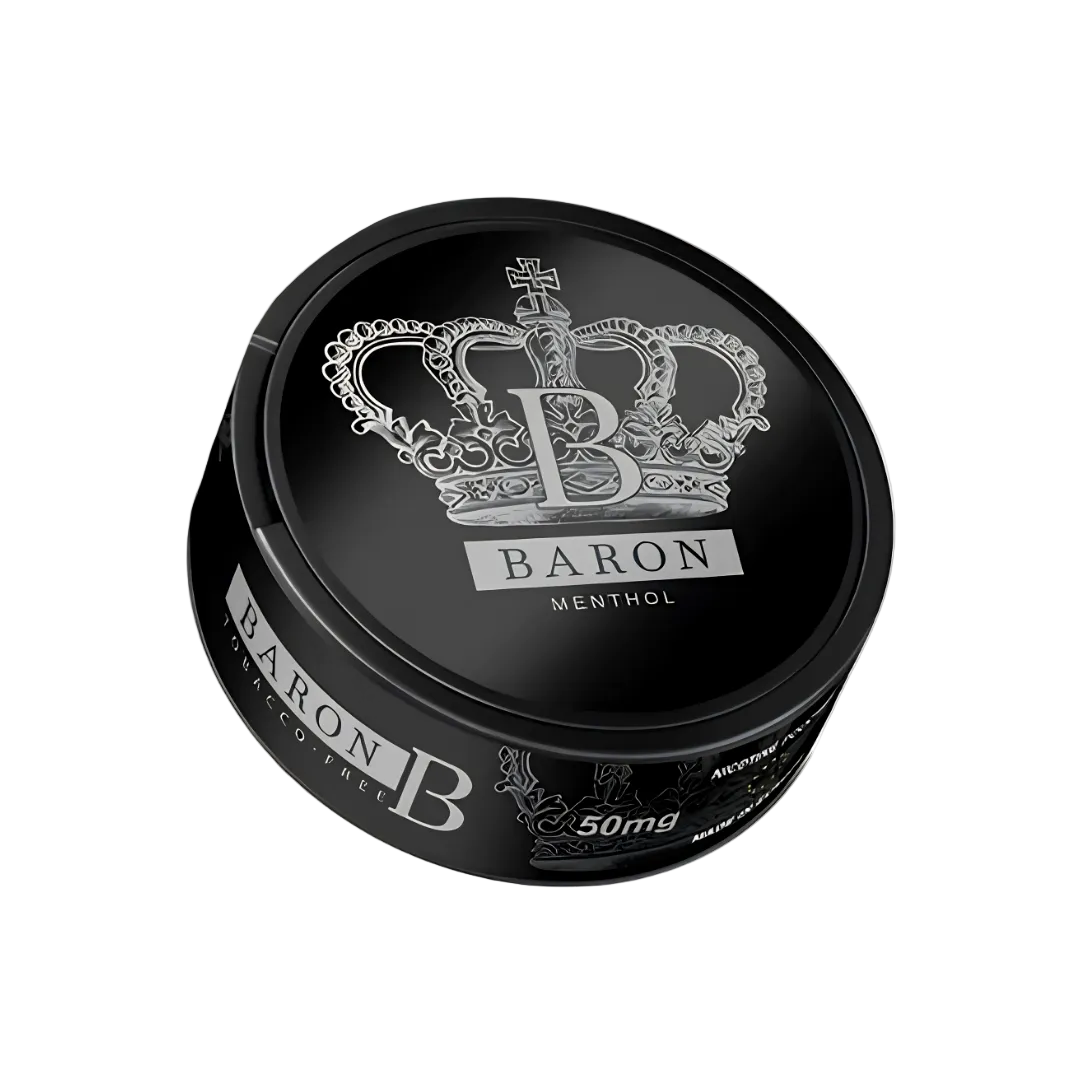 Baron Menthol Snus Dose – Menthol Geschmack 70mg Slim Format Nicotine Pouches