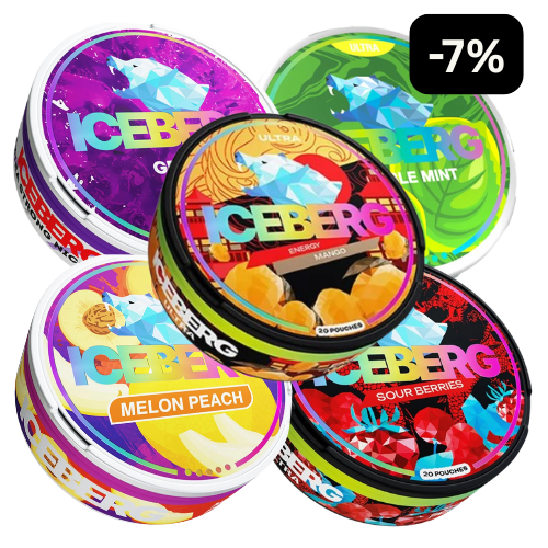 Iceberg Extreme Mixpack – Nikotinbeutel kaufen bei pouchesforyou