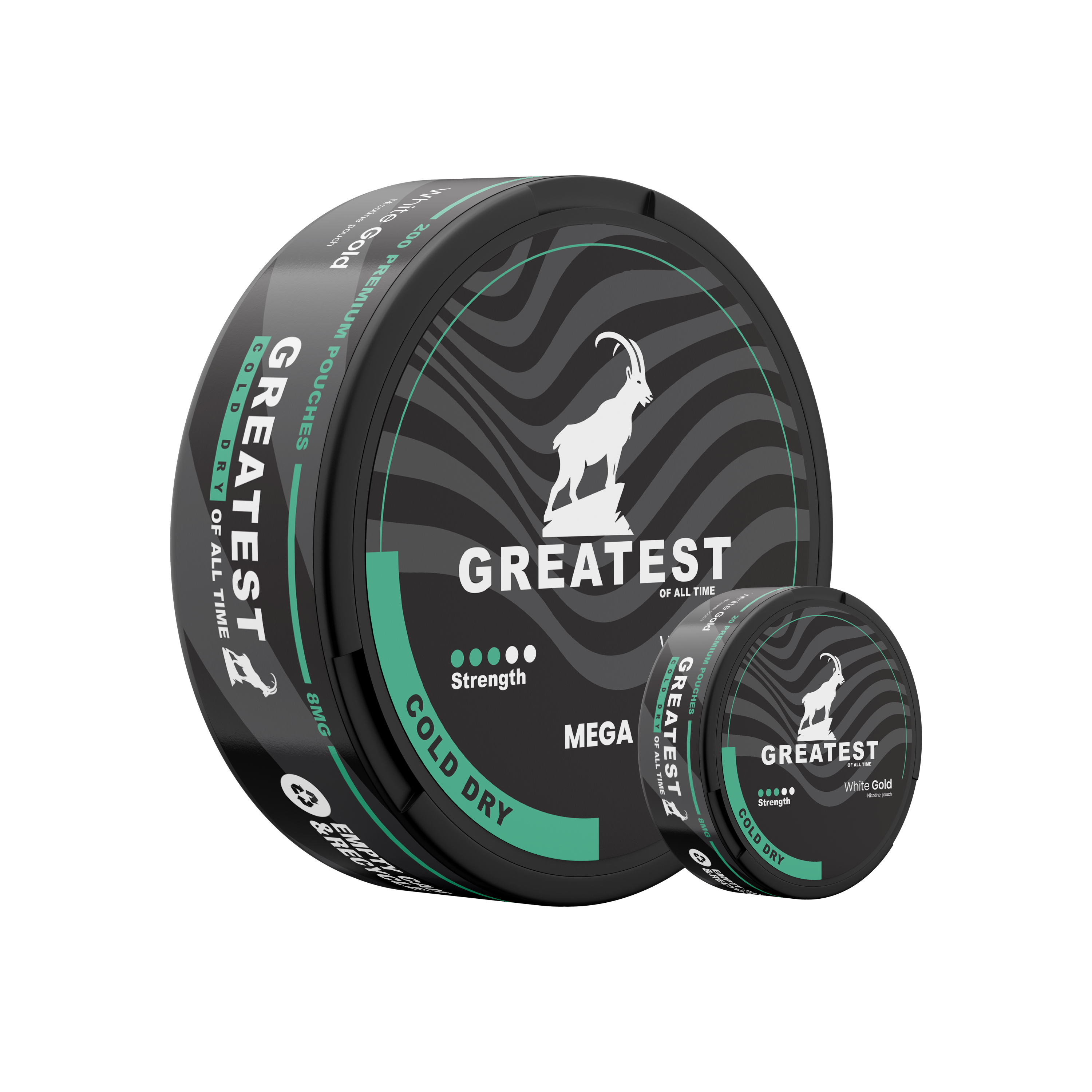 Greatest Mega Can Black (200 Beutel)