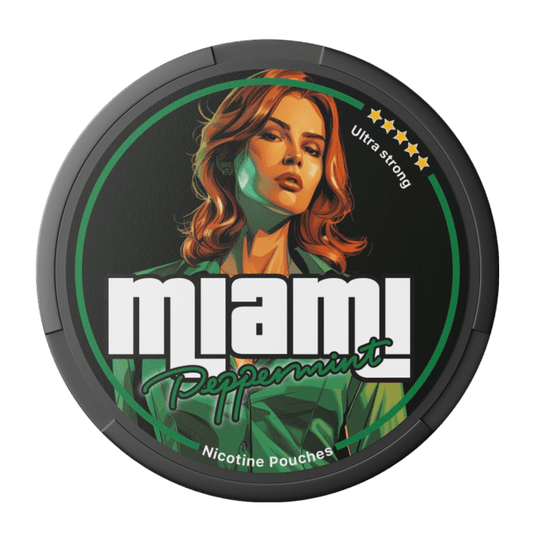 Miami Peppermint Ultra Strong - pouchesforyou