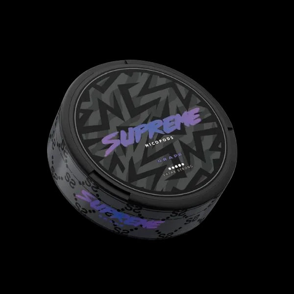 Supreme Grape Ultra Strong Snus Dose mit 120mg/g Nikotin – Süßer Trauben Geschmack im Slim Format
