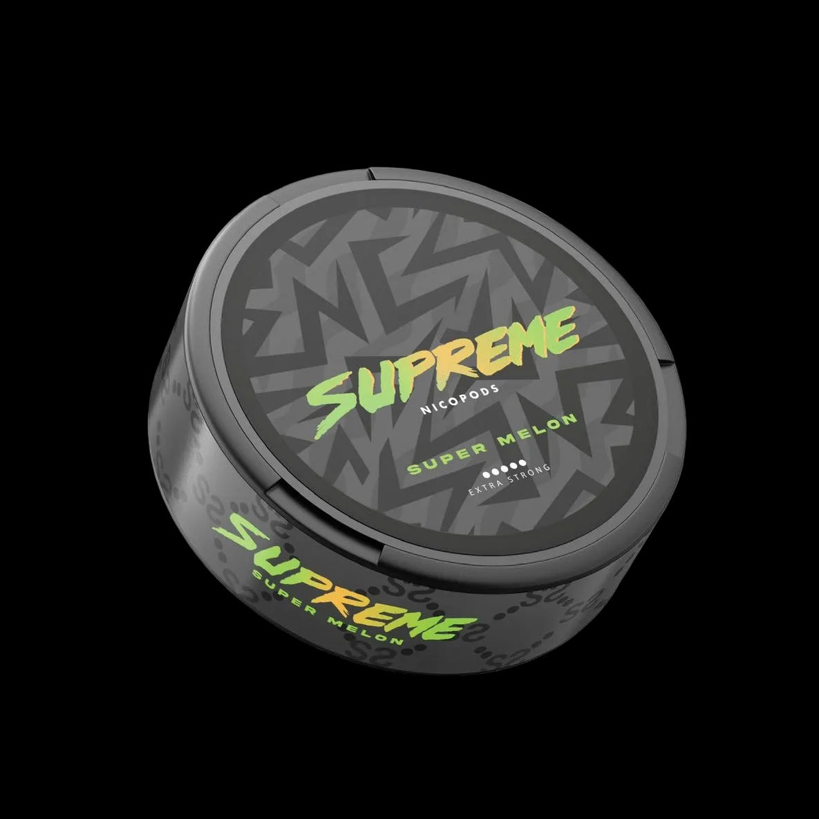 Supreme Super Melon Ultra Strong Snus Dose mit 120mg/g Nikotin – Saftiger Wassermelonen Geschmack im Slim Format
