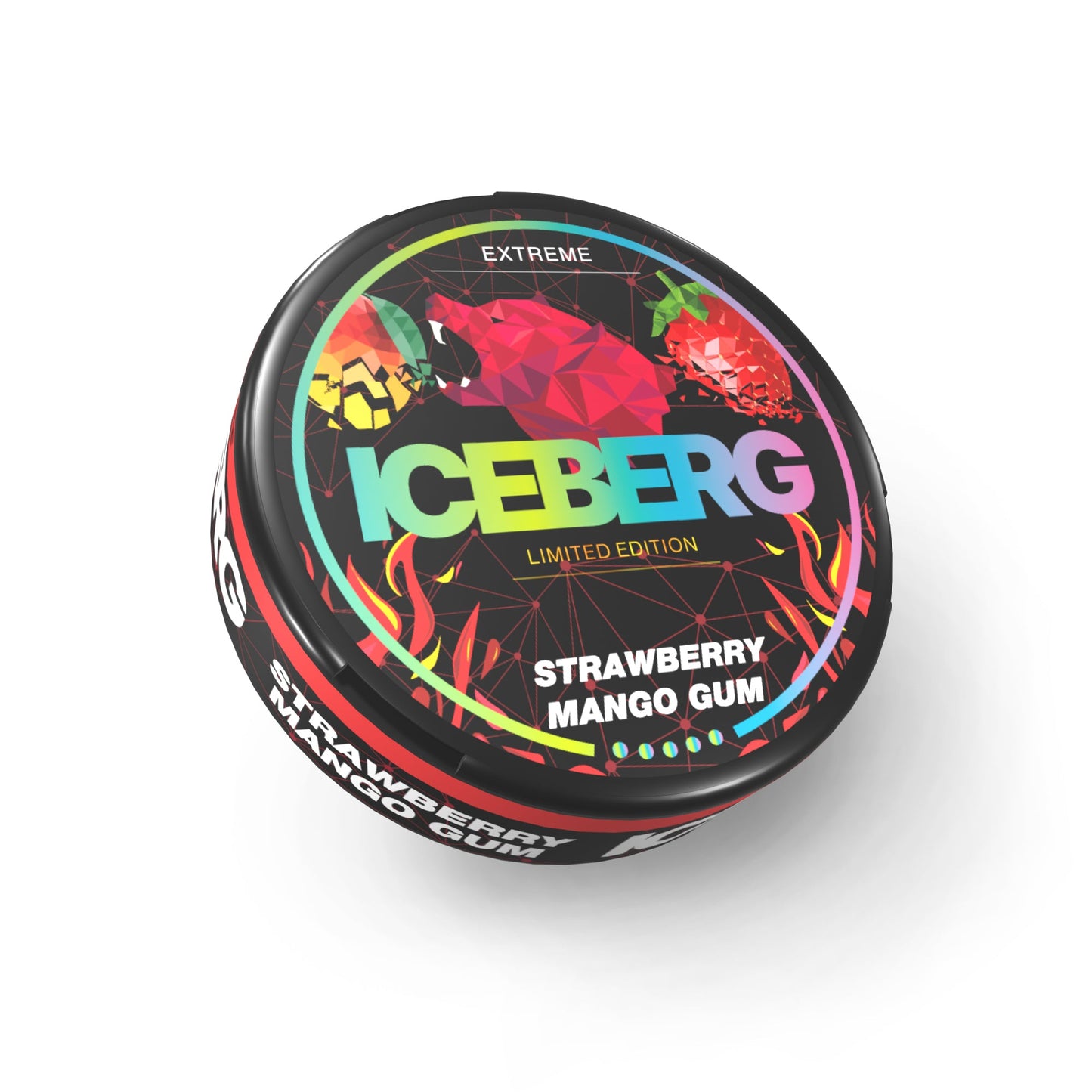 Iceberg Limited Edition Strawberry Mango Gum 130mg.