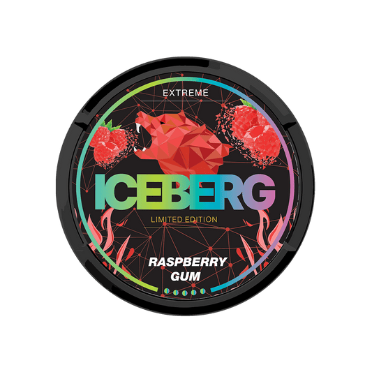 Iceberg Extreme Raspberry Gum Limited Edition 50mg