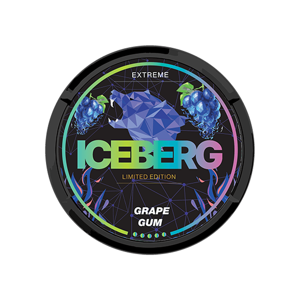Iceberg Extreme Grape Gum Limited Edition 50mg