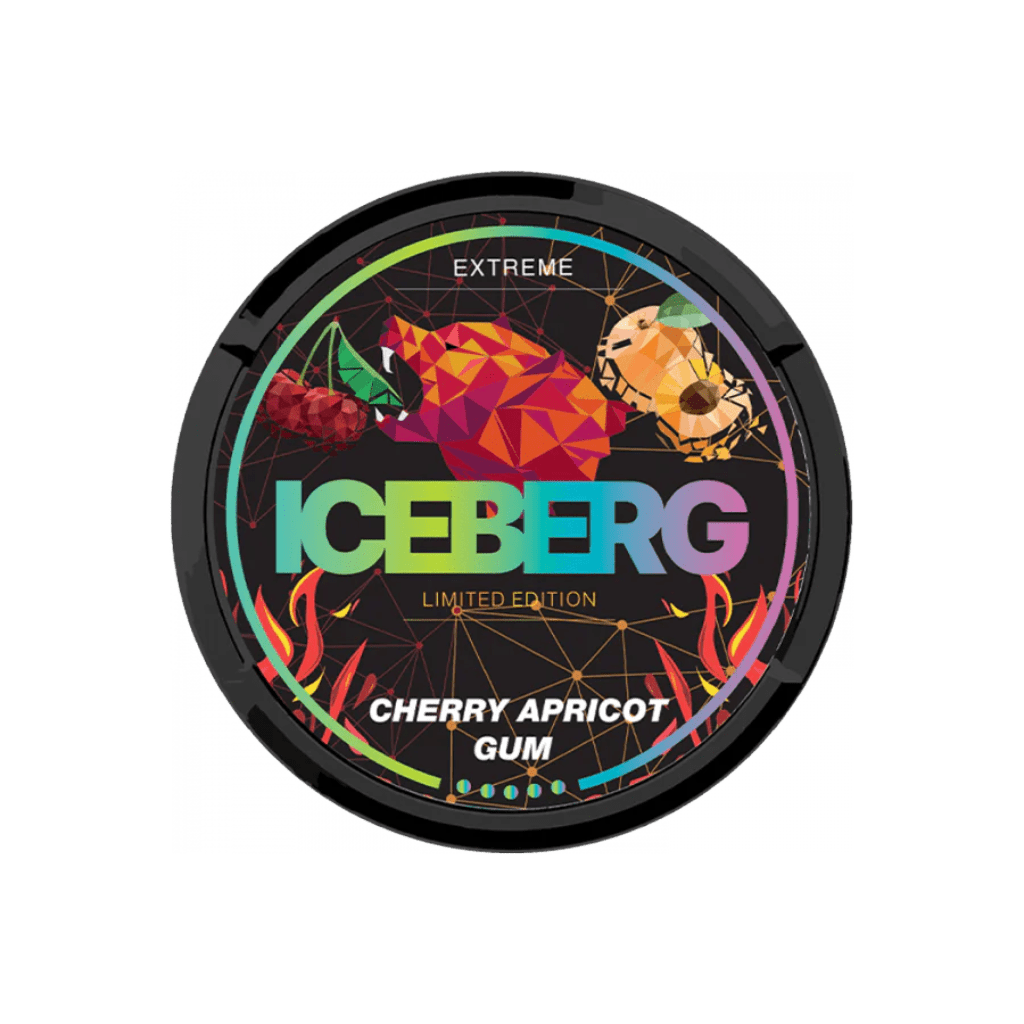 Iceberg Cherry Apricot Gum Extreme – Nikotinbeutel kaufen bei pouchesforyou