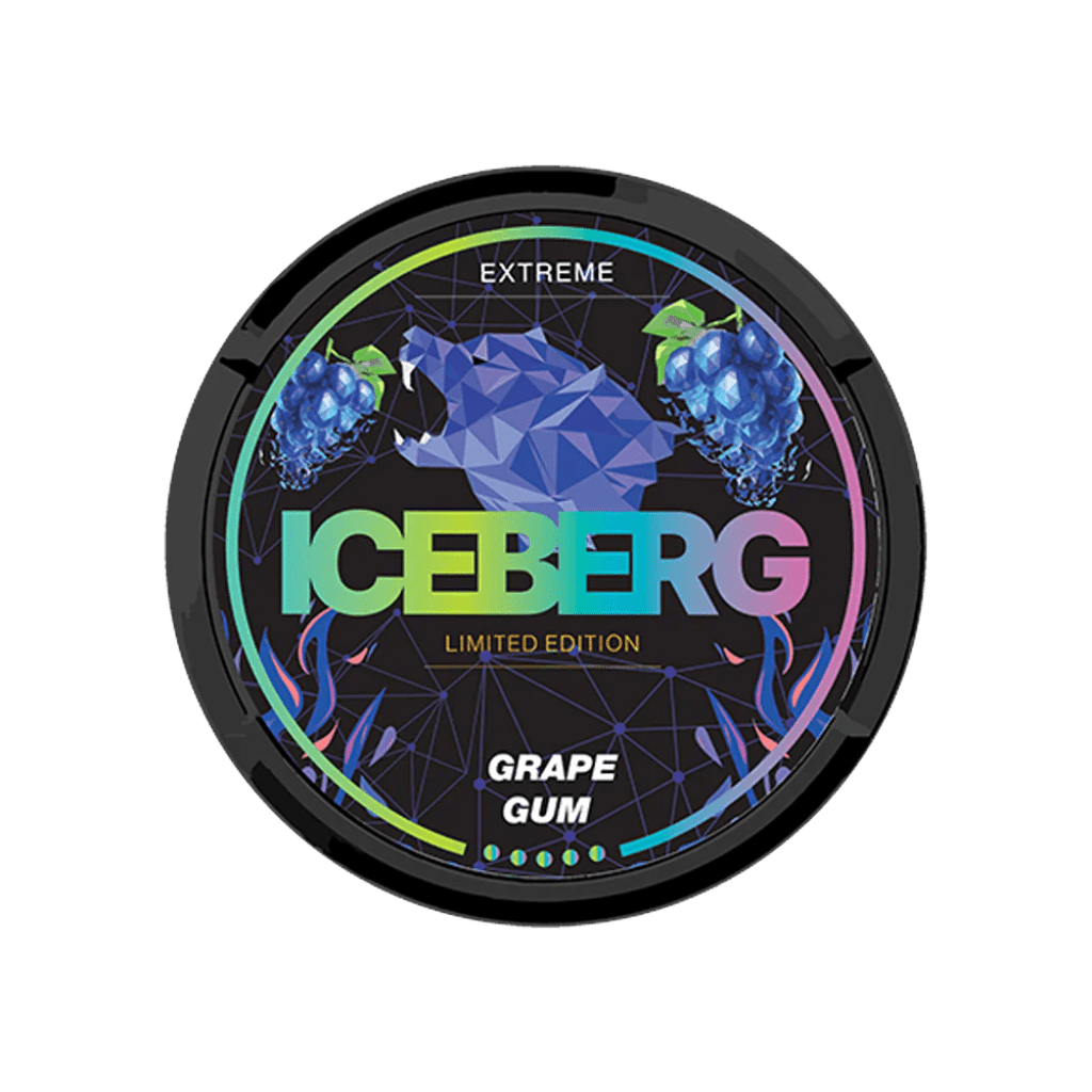 Iceberg Grape Gum Extreme – Nikotinbeutel kaufen bei pouchesforyou