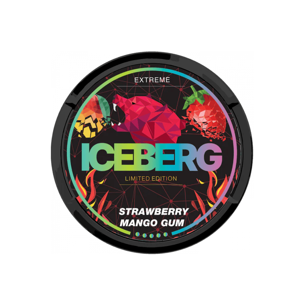 Iceberg Strawberry Mango Gum Extreme – Nikotinbeutel kaufen bei pouchesforyou