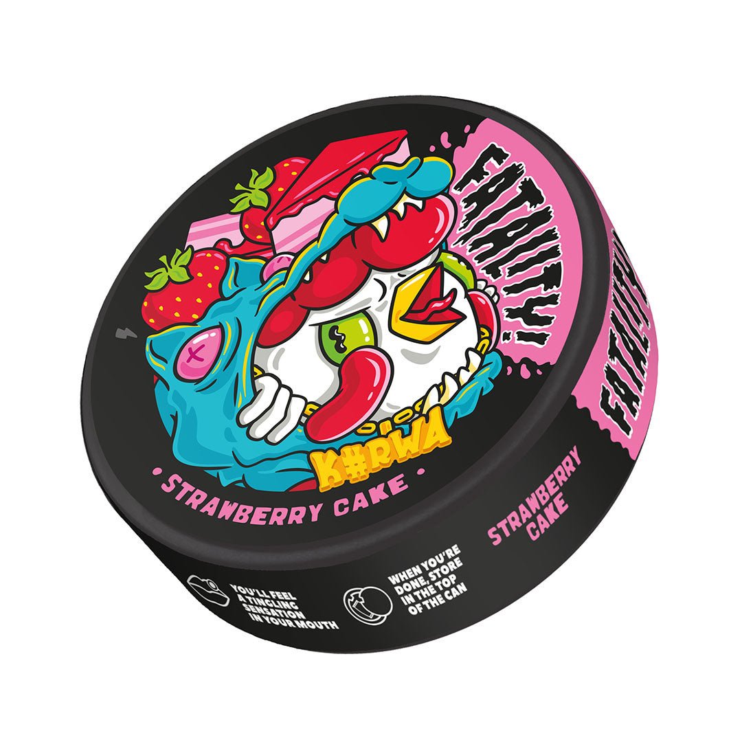 Kurwa Fatality Strawberry Cake 50mg - pouchesforyou