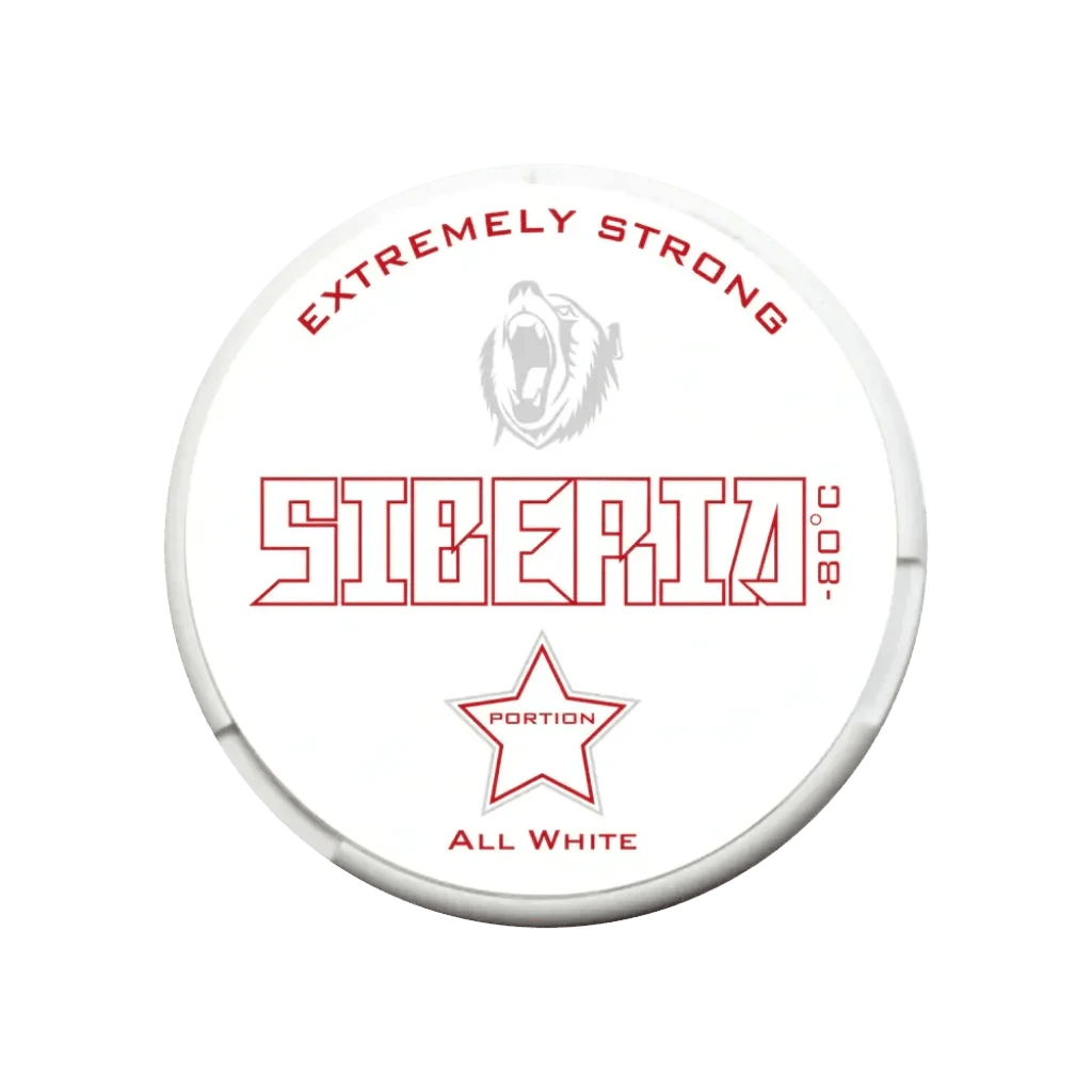 Siberia All White Extremely Strong – Nikotinbeutel kaufen bei pouchesforyou