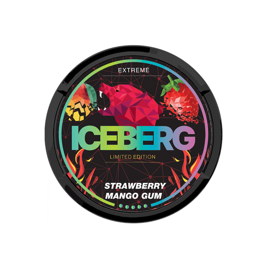 Iceberg Limited Edition Strawberry Mango Gum 50mg.