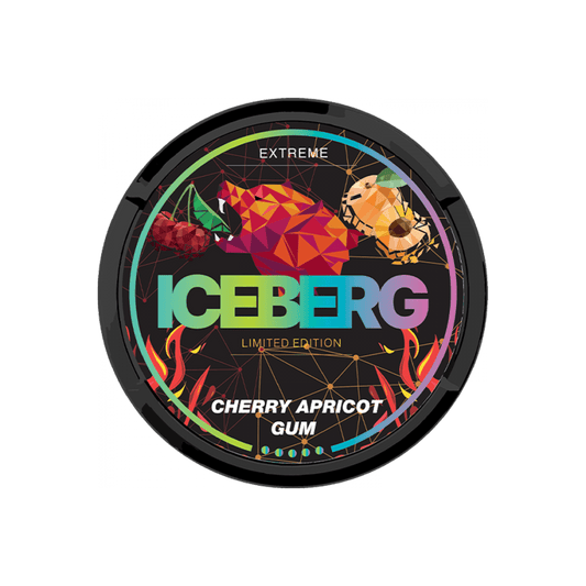Iceberg Limited Edition Cherry Apricot Gum 50mg.